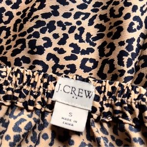 J. Crew Mercantile • Leopard Print Pull-On Midi Skirt